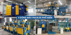 Top 4 dòng máy phun bi insako phổ biến